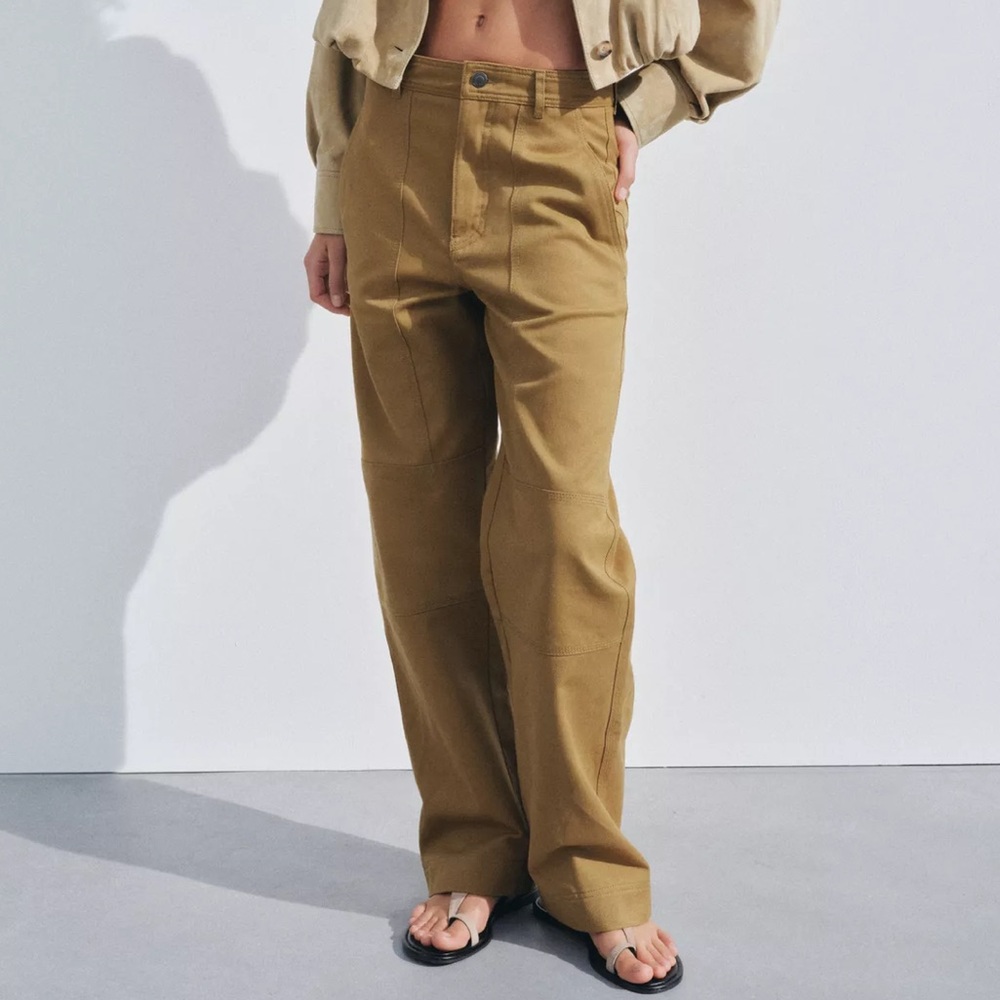 NEW! Zara Women’s Collection Twill Pants Size M